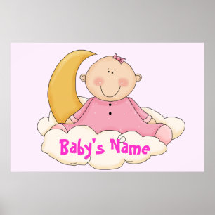 Large Baby Nursery Mural Poster