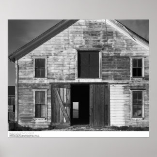 Large Barn, UC Santa Cruz, March 1962 Poster