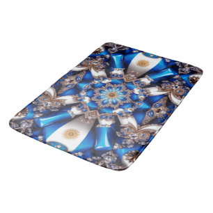 Large bath mat with Argentinian Colours