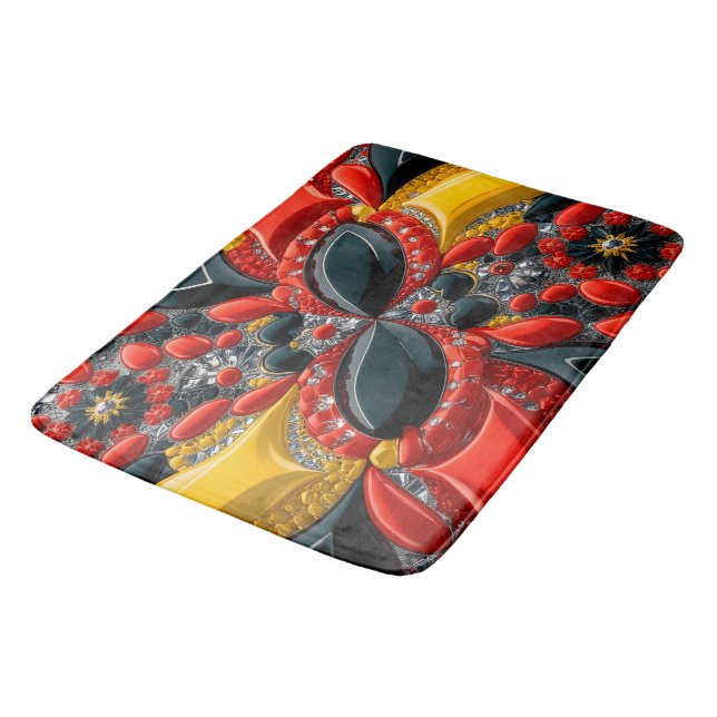 Large bath mat with Germany Colours (Angled)