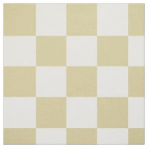 Large, Beige Checkers Pattern Fabric