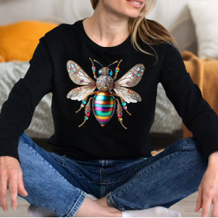 Large Bejewelled Bee T-Shirt