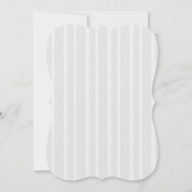 Large Birch Bark Trees (Front)