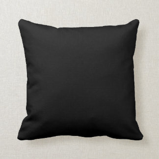 Large black sofa cushion with roses