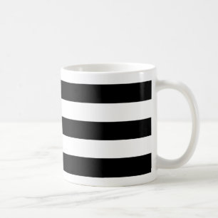 large black stripes coffee mug