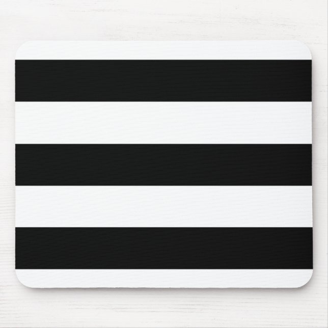large black stripes mouse pad (Front)