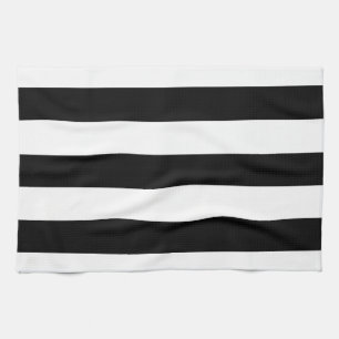 large black stripes tea towel
