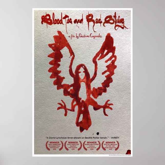 Large Blood Tea and Red String Official Poster (Front)