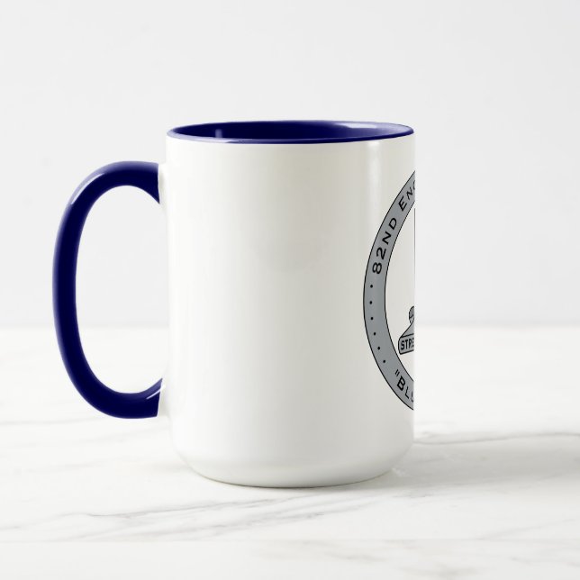 Large Blue Babe Mug (Left)