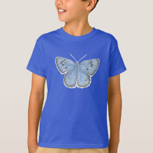 Large Blue Butterfly T-Shirts