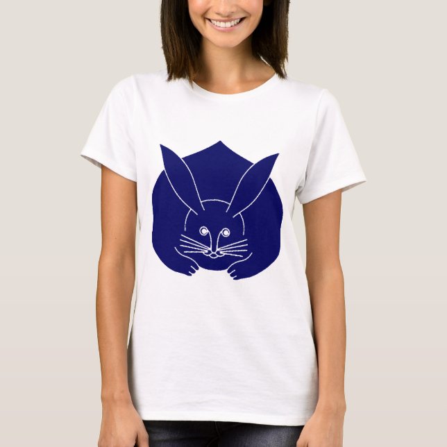 Large Blue Year of the Rabbit T-Shirt (Front)