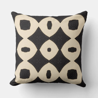 Large bold geometric pattern boho cushion