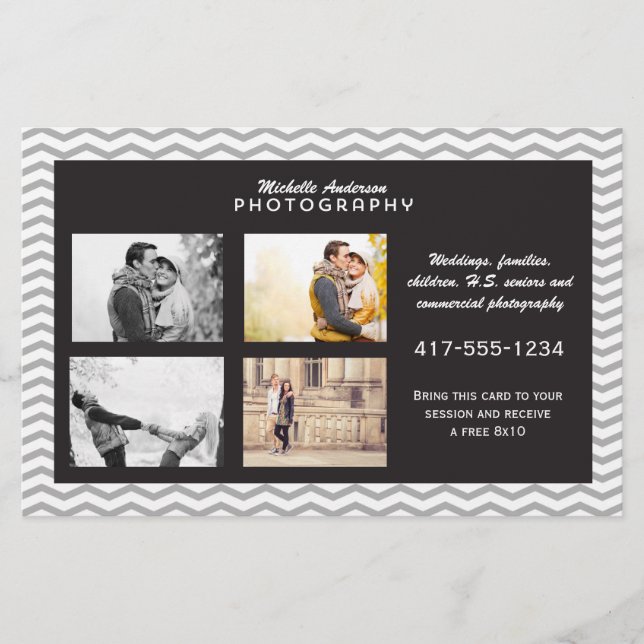 Large Brochure for Photography Business (Front)