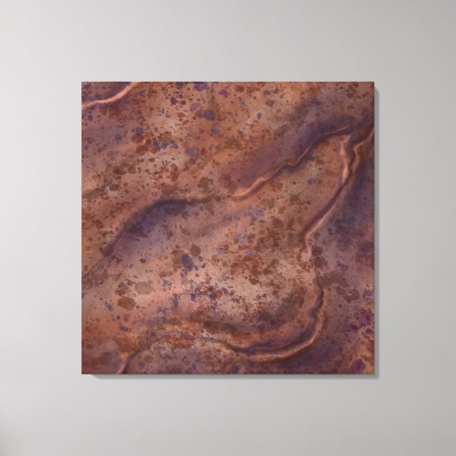 Large Brown Marble Wall Art Decor (Front)