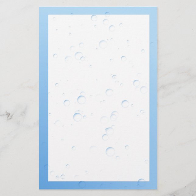 Large Bubbles Stationery (Front)