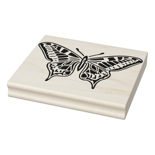 Large Butterfly Rubber Stamp  (Stamp)