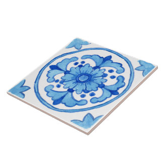 Large ceramic tile Sicily-inspired “Nubia”