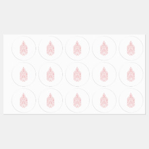 Large Circle Adhesive / Waterproof Label