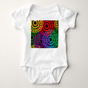 Large Circles Baby Bodysuit