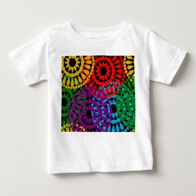 Large Circles  Baby T-Shirt (Front)