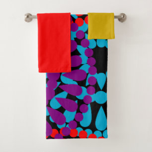 Large Circles Bath Towel Set
