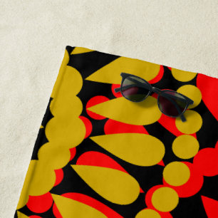 Large Circles  Beach Towel