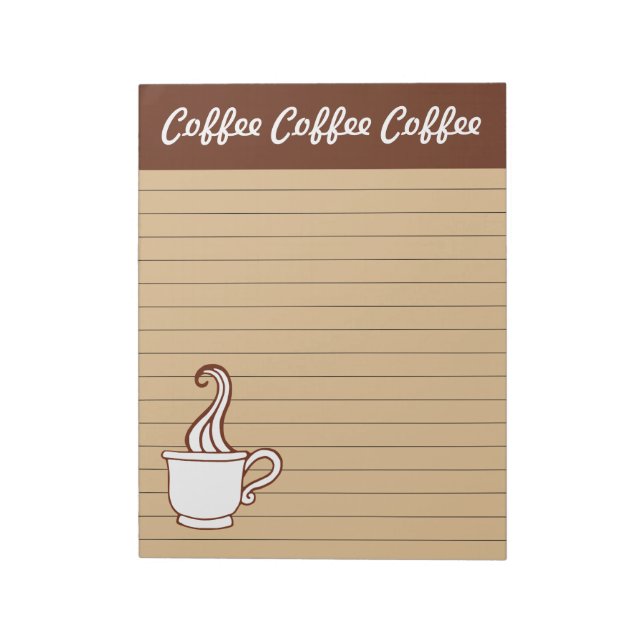 Large Coffee Notepad (Rotated)