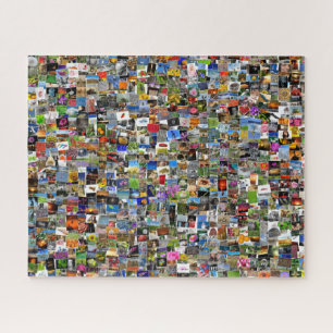 Large Colourful Collection Lot Of Image Photos Jigsaw Puzzle