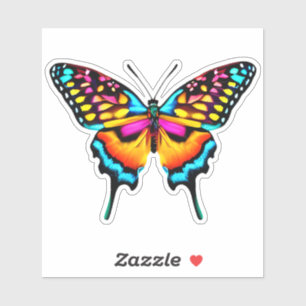 Large Colourful Swallowtail Butterfly