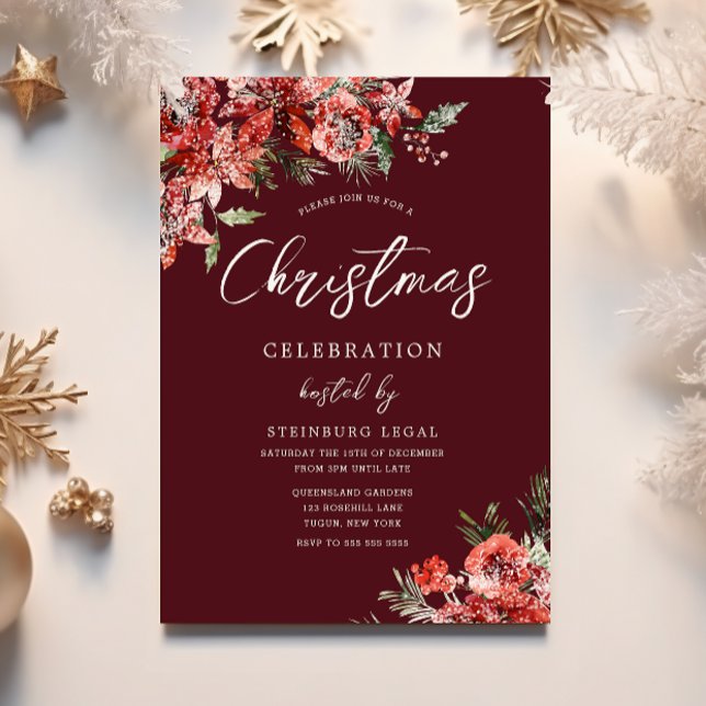 Large Corporate Gala Holiday Christmas Party Invitation (Creator Uploaded)