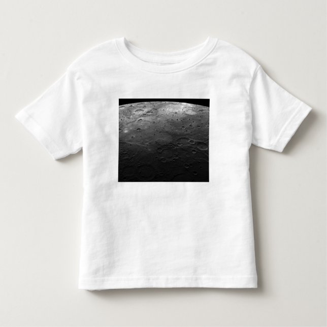 Large craters on the planet Mercury Toddler T-Shirt (Front)