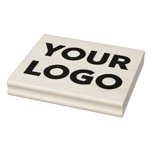 Large Custom Business Company Logo Rubber Stamp