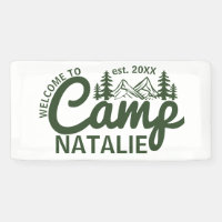 Large Custom Camp Bachelorette Party Cool Welcome