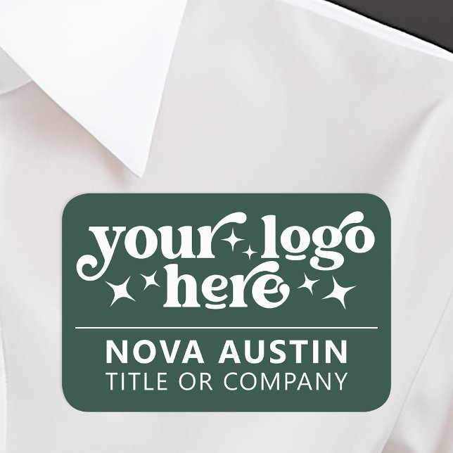 Large Custom Company Employee Name Tag With Logo (Creator Uploaded)