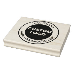Large Custom Logo Rubber Stamp, For Carrier Bags  Stamp