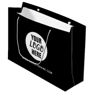 Large Custom Logo/Text Shopping Gift Bag