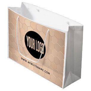 Large Custom Logo/Text Shopping Gift Bag