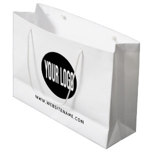 Large Custom Logo/Text Shopping Gift Bag