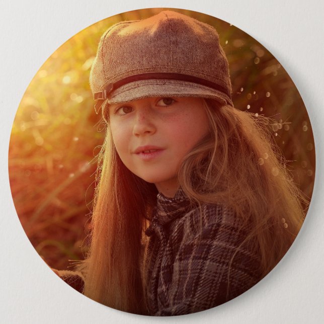 LARGE CUSTOM PHOTO BUTTON (Front)