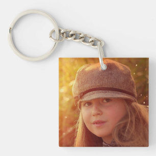 LARGE CUSTOM PHOTO KEYCHAIN