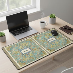 Large Customized Boho Mandala Desk Mat