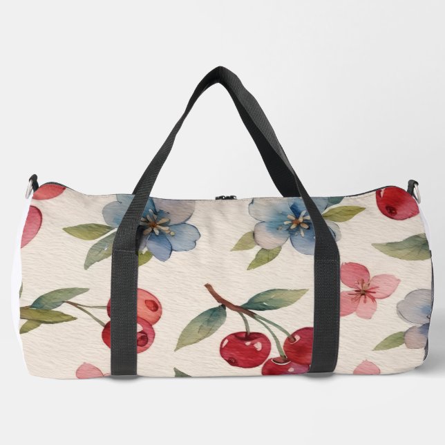Large Cute  Duffle Bag (Front)