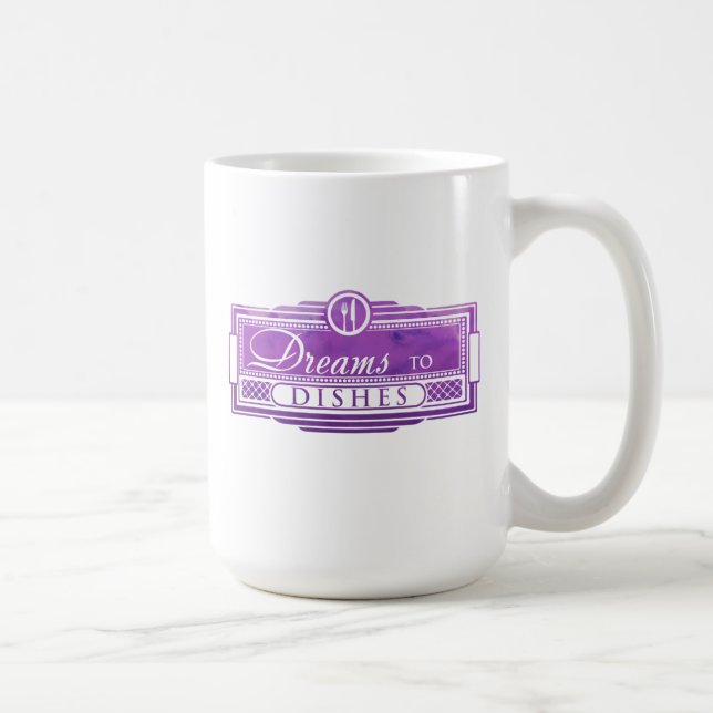 Large Dreams to Dishes Mug (15oz) (Right)