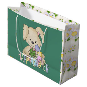 Large Easter Bunny Holiday gift bag