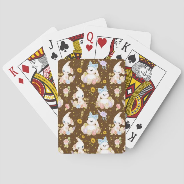 Large Easter Eggs Playing Cards (Back)