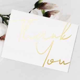 Large Elegant Thank You Whimsical Minimalist