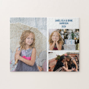 Large Family Photo Collage 11" x 14" (252 Pieces) Jigsaw Puzzle