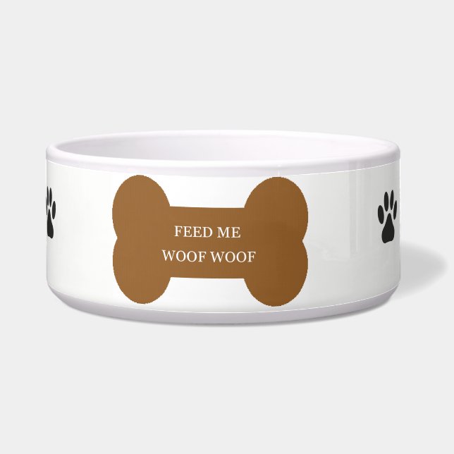 LARGE FEEDING DOG BOWL (Front)