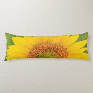 Large field of sunflowers near Moses Lake, WA 1 Body Cushion