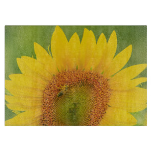 Large field of sunflowers near Moses Lake, WA 1 Cutting Board